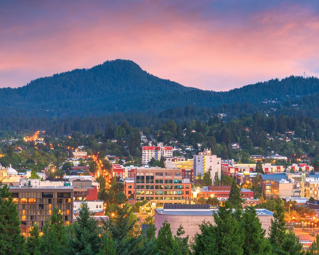 eugene oregon skyline
